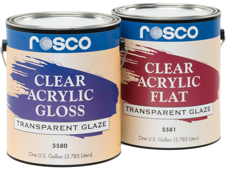 Clear Acrylic Glazes Rosco