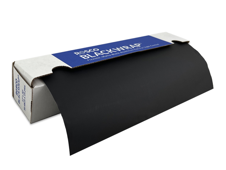  Rosco Matte Black Cinefoil, 12 x50' Roll. : Photographic  Lighting Filters : Electronics
