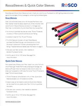 Quick Color Sleeves | Rosco